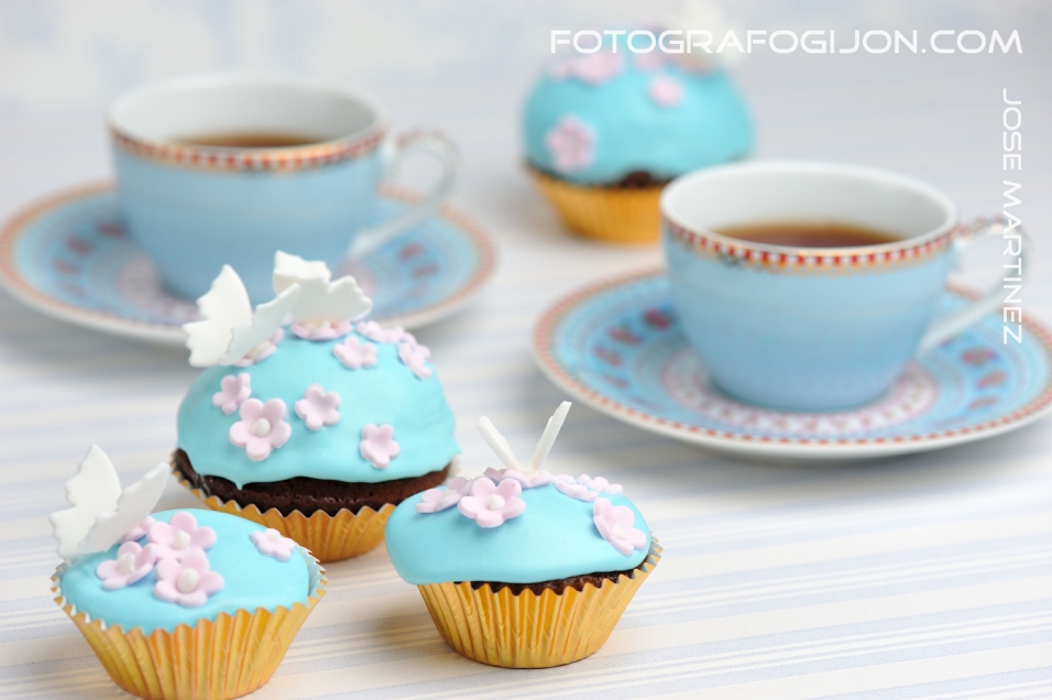 cupcakes azules